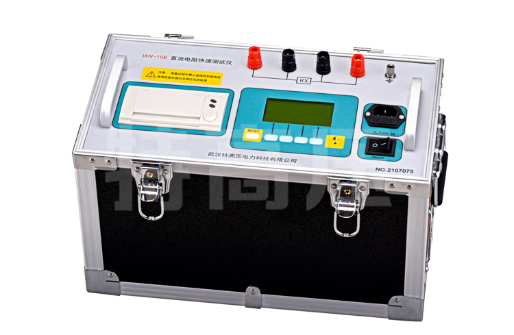 直流電阻快速測試儀(10A)面板 直流電阻快速測試儀(10A)面板