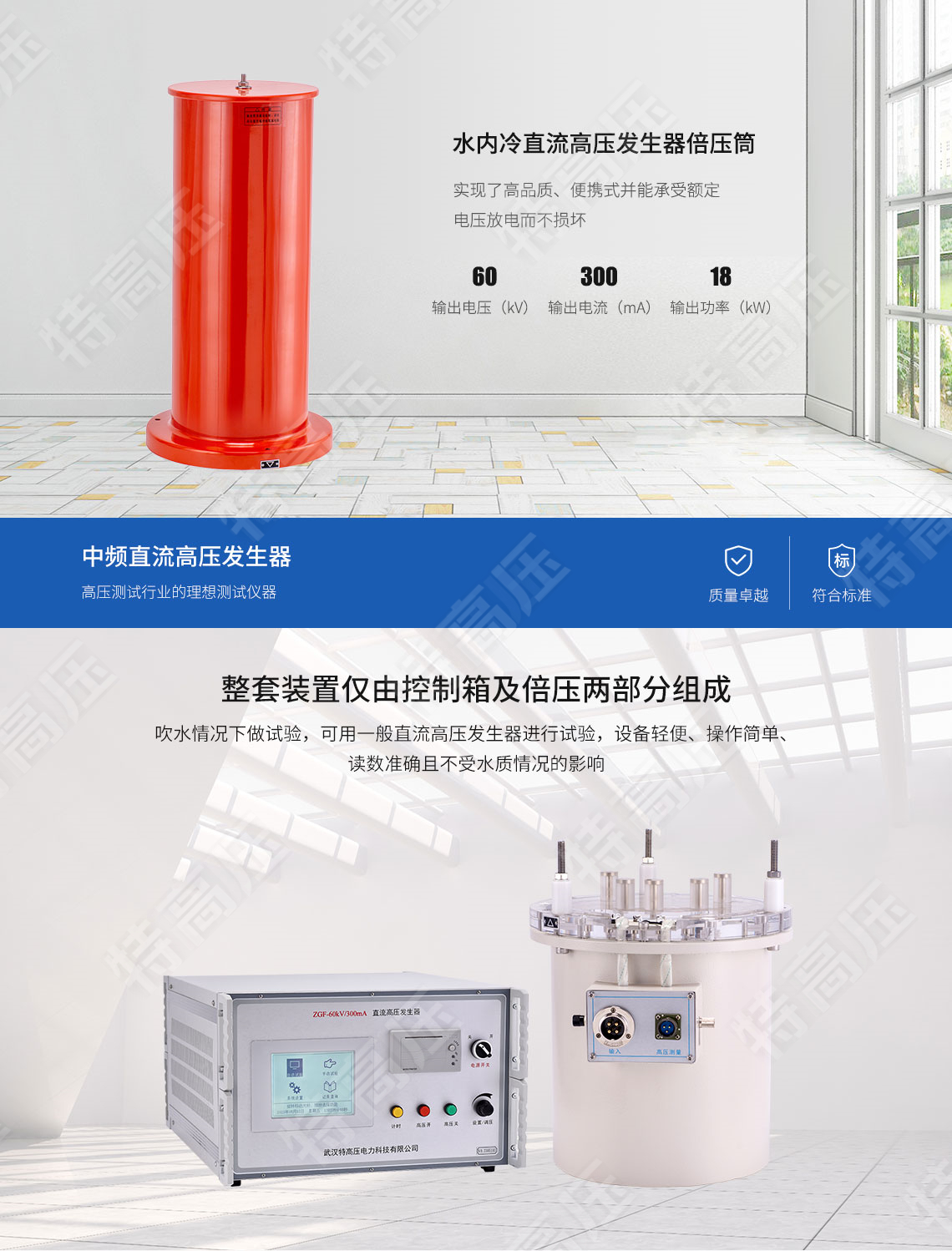 ZGF系列 水內冷直流高壓發生器(圖2)