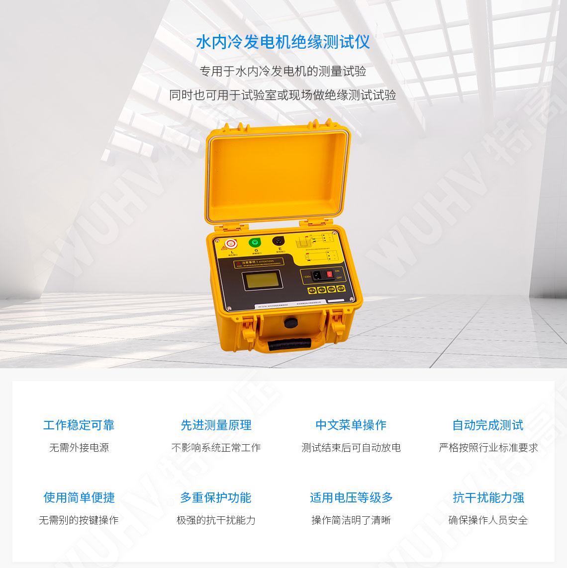 HT2678A 水內冷發電機絕緣測試儀(圖1)